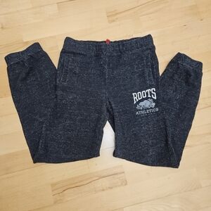 Roots Black Sweatpants Cozy Joggers